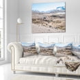 thumbnail image 2 of Designart Off road Iceland Mountains - Landscape Printed Throw Pillow - 18x18, 2 of 4