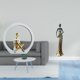 thumbnail image 2 of Estatua de niña,Estatuas de mujeres y niñas,figuritas decorativas elegantes,Escultura de arte abstracto,regalo creativo y moderno para el hogar.,Figura de escritorio,Artesanía de escritorio, 2 of 8