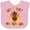 AD-Pink, variant on My First Thanksgiving Day Turkey Boys or Girls Baby Bib