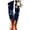Dark Blue, variant on Christmas Leggings for Women High Waisted Ankle Length Seasonal Printed Leggings Soft Brushed Pants Light Pink M