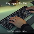 thumbnail image 4 of Logitech MX Keys S for Mac, Wireless Keyboard, Fluid, Precise Laptop-Like Typing, Programmable Keys, Backlit, Bluetooth, 4 of 15