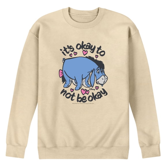 Winnie the Pooh - It's Okay Eeyore - Men's Crew Fleece Sweatshirt