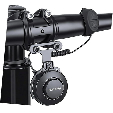 Wellsay Electric 120dB - Features 4 Sound Modes & Adjustable Volume, Handlebar Mounted with Rechargeable Battery, for Adults/Ebike