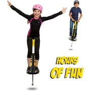 New Bounce Pogo Stick for Kids Ages 9+, 80–160 lbs Pro Sport Edition with Easy-Grip Foam Handles and Durable Frame