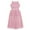 Pink, variant on DPOIS Sleeveless Flower Girl Dress Floral Lace Rhinestone Maxi Dresses A Blue 16