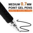 thumbnail image 2 of Bolígrafos de gel Aen Art, 30 unidades, bolígrafos de gel negros de punta fina de 0,7 mm, 2 of 8