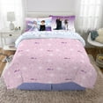 Disney Frozen Kids Full Bed in a Bag, Comforter and Sheets, Purple and Pink - Walmart.com