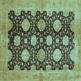 thumbnail image 1 of Ahgly Company Indoor Square Oriental Light Blue Traditional Area Rugs, 4' Square, 1 of 4