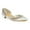 Silver, variant on XYD Women Elegant Pearls D'Orsay Pumps Pointed Closed Toe Low Heels Slip-on Kitten Evening Shoes Size 7 Black
