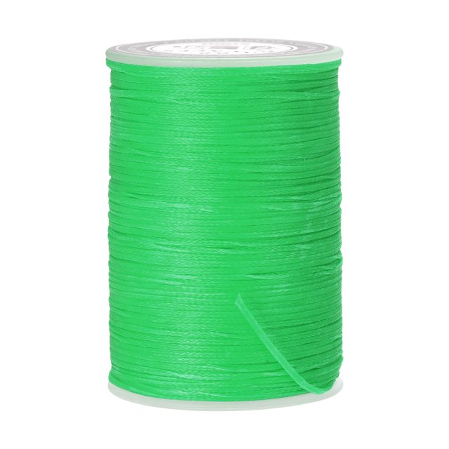 Unique Bargains Spring Green Polyester Waxed Leather Sewing Thread, 98 Yards