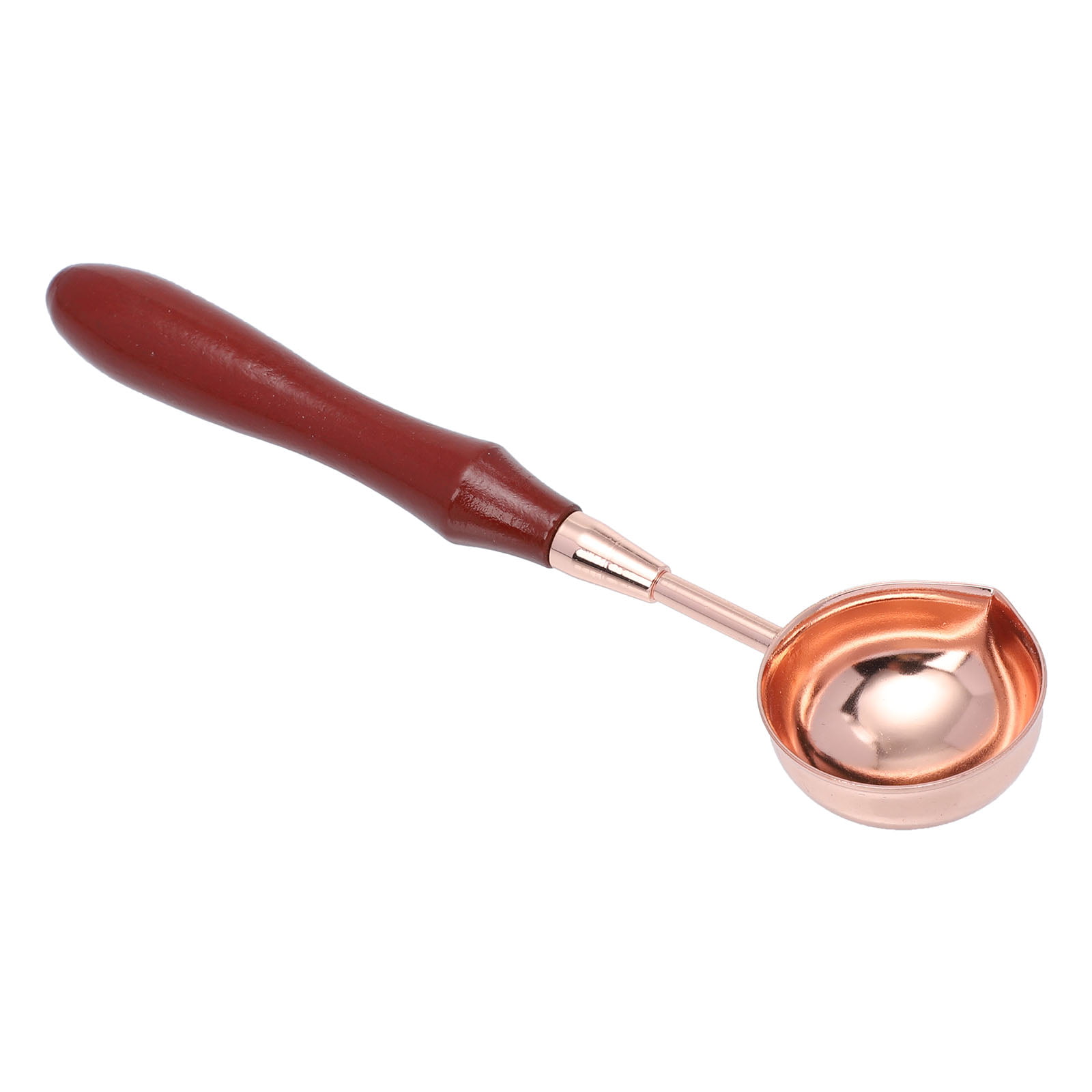 Seal Wax Melting Spoon Gold, Silver & Copper with Long Wooden Handle -  Sitaram Stationers