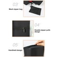 thumbnail image 3 of Bag Storage Ins Round Bags Solid Large Capacity Package Toothpaste Toothbrush Face Wash Cleansing Cream for Travel Black Red, 3 of 9