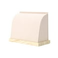 thumbnail image 1 of Exhibidor de madera para guardar collares y joyas, expositor de escritorio Terciopelo Beige, 1 of 7