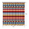 thumbnail image 5 of Waterproof Bohemian Shower Curtain 72x72 Inch Boho Style Polyester Unique Shower Curtain for Bathroom Hotel Home Decor with 12 Plastic Hooks, 5 of 5
