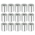 thumbnail image 1 of Unique Bargains Round Coupling Nut M10 to M4 Adapter Screw Thread Convert Sleeve Connector Rod Bar Stud Tube Nut Silver 15 Pack, 1 of 4