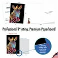 thumbnail image 3 of NobleWorks Birthday Greeting Card with 5 x 7 Inch Envelope (1 Card) Bday Rainbow Zebras - Head C10327BBDG, 3 of 6