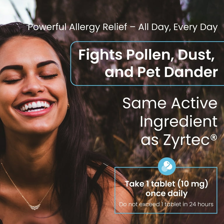 HealthA2Z® Allergy Relief | 300 Tablets | Cetirizine 10mg | All