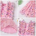 thumbnail image 6 of IDOPIP Baby Girls Sequins Tutu Dress Butterfly Daisy Polka Dots Princess Tulle Evening Gown, 6 of 7
