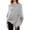 Grey, variant on Women's Long Batwing Sleeve Boat Neck Tunic Pullover Sweater Soft Loose Fall Winter Knitted Top Casual Comfortable Elegant