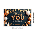 thumbnail image 5 of Festive Design Appreciation Banner Balloon Decoration Thank You Banner Gift Illustration for Corporate Event Employee Recognition Office Party, 5 of 8