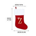 thumbnail image 4 of Xuniizn Personalized Christmas Stockings with Initials - Custom Embroidered Stocking Set, Luxury Velvet Xmas Stockings for Family, Holiday Christmas Decorations, Red, New Model Z, 4 of 4