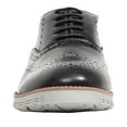 thumbnail image 2 of Deer Stags Boys' Benton Jr. Lace-up Wingtip Dress Fashion Sneaker - Black/Grey - 4.5 Big Kid Medium, 2 of 9