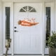 thumbnail image 5 of Happy Easter Hanging Wall Door Sign Hanger Conejo Zanahoria con cadena colgante para fiesta Interior Exterior Porche delantero Decoración Regalo de Zulema Letrero colgante, 5 of 8
