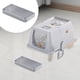 thumbnail image 5 of Alfombra de arena para gatos, almohadilla portátil de mascotas, almohadilla de pie lavable resistente a rasguños reutilizable contra el deslizamiento gris claro, 5 of 7