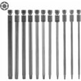 thumbnail image 1 of Brocas para destornillador de estrella de acero de aleación S2, alta durabilidad para una larga vida útil y uso industrial, la adsorción magnética facilita el manejo de tornillos (11 piezas), 1 of 5
