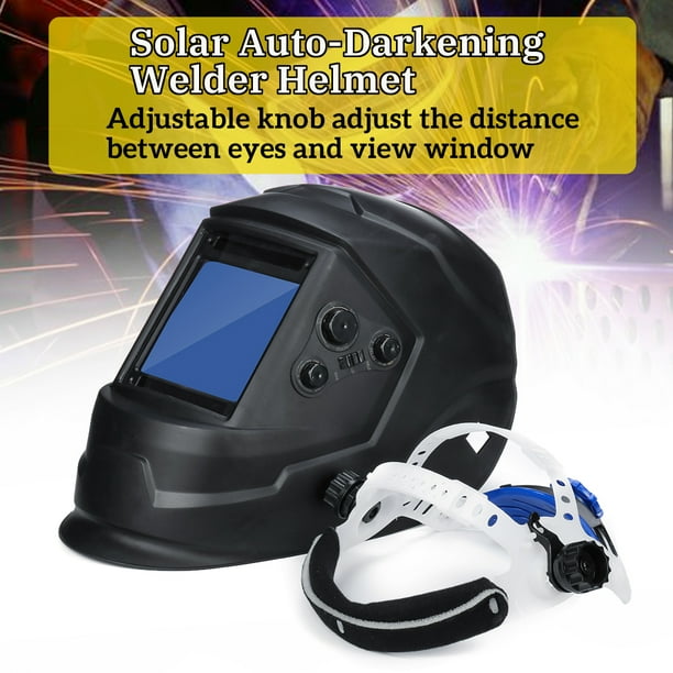 Welding Helmet Solar Powered Auto Darkening Hood Lens Mask With Adjustable Wide Shade Range For Tig Mig Arc Plasma Grinding Welder Mask Walmart Com Walmart Com Welding Helmet Solar Powered Auto Darkening Hood Lens Mask With Adjustable Wide Shade Range For Tig Mig Arc Plasma Grinding Welder Mask Walmart Com Walmart Com