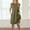 #JIE250530A467 Army Green, variant on Aloohaidyvio Dresses for Women Womens Summer Sleeveless Mini Dress Casual Crew Neck Open Back Short Sundress with Pockets