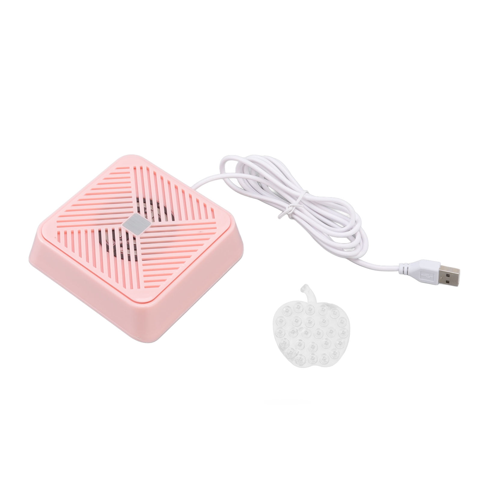 Mini lave-vaisselle à fruits - Vibration sonore - Purification de l'eau électrolytique IP67 - Étanche - Portable - USB - Rose