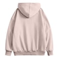 thumbnail image 3 of Mens Long Sleeve Zip-up Hoodie With Kanga Pocket Khaki XL, 3 of 6