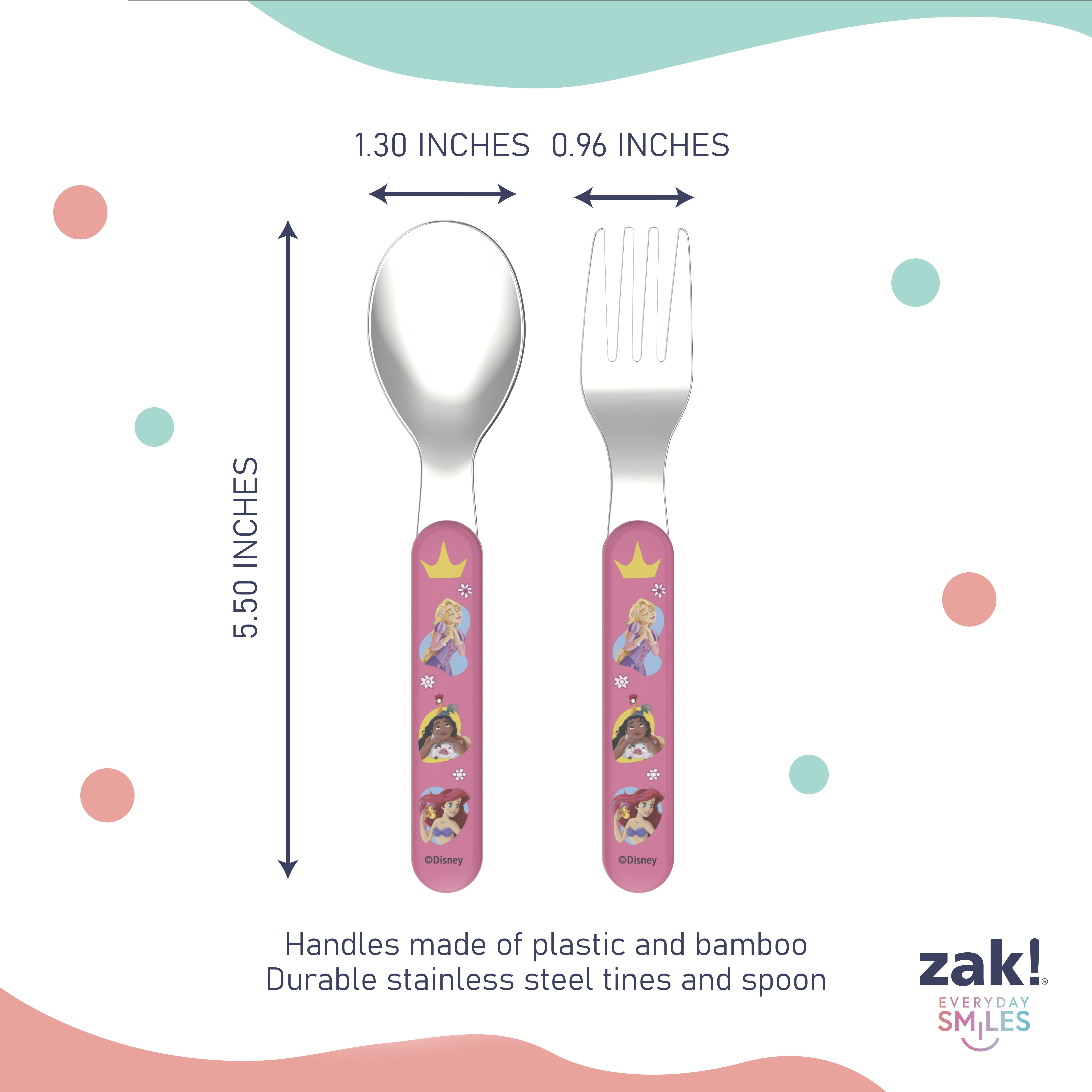Zak Designs Princess 2pc Flatware Set