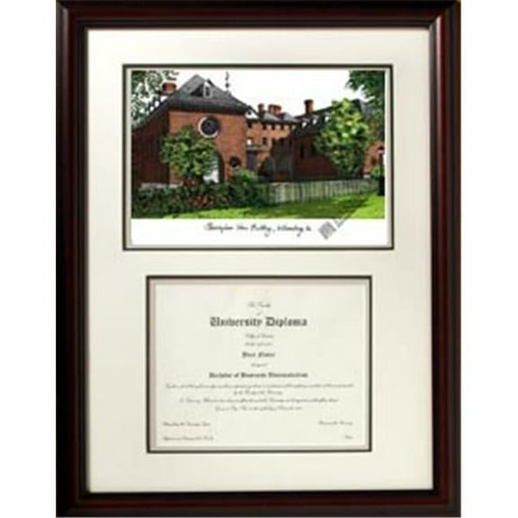 Campus Images VA991V College of William and Mary Scholar - Satin Stain Mahogany