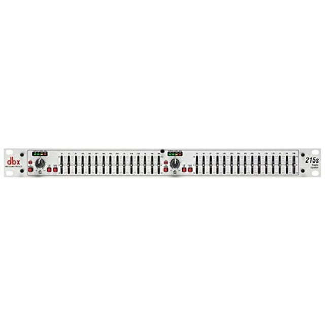 Ecualizador dbx 215s de doble canal y 15 bandas
