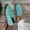 #096-Blue, variant on Retro Suede Loafers for Women – Comfortable Round-Toe Slip-On with Chunky Block Heel & Arch Support Mid-Heel Shoes for Casual Outfits