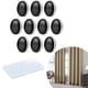 thumbnail image 2 of Cateissary Lote de 10 bolsas de peso para cortinas de exterior. Pesos magnéticos para cortinas. Imanes para cortinas de exterior. Almacenamiento y organización del hogar B 10 Uds., 2 of 6