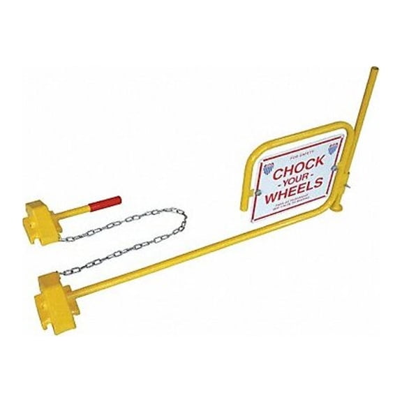 Manufacturer Varies Rail Car Wheel Chocks and Flag 22XW92