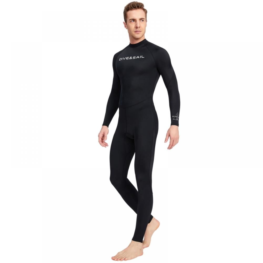 Wetsuits Men 3/2mm Neoprene Diving Surfing Swimming Full Suits in Cold Water Keep Warm Back Zip for Water Sports