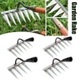 BEATIZ Weeding Hoe Rake Steel Harrow Grasping Raking Loosening Soil