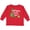 Red, variant on Inktastic My Papaw Grandpa Loves Me Dinosaur Boys Long Sleeve Toddler T-Shirt