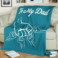 thumbnail image 3 of First Bump Dad Father Grandpa Personalized Blanket -Hands Of Family Members With Custom Kid Names Throw To Dad Grandpa Father's Day Christmas Xmas - Fleece-50x60, 3 of 4