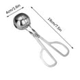 thumbnail image 2 of Stainless Steel Meat Baller, Non-Stick Meatball Scoop Maker, Cake Pop Baller, Cookie Dough Tongs - for Meatball, Cake, Ice Cream, Melon Fruits，M, 2 of 2