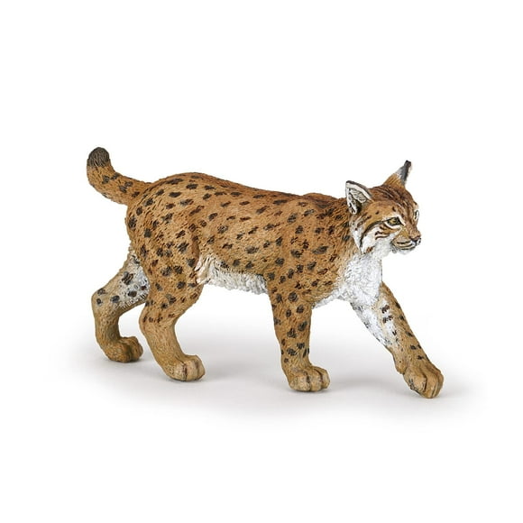 Papo -Pintado a mano - Figura -Reino Animal Salvaje - Lince -50241 -Coleccionable - Para Niños - Apto para Niños y Niñas- A Partir de 3 Años