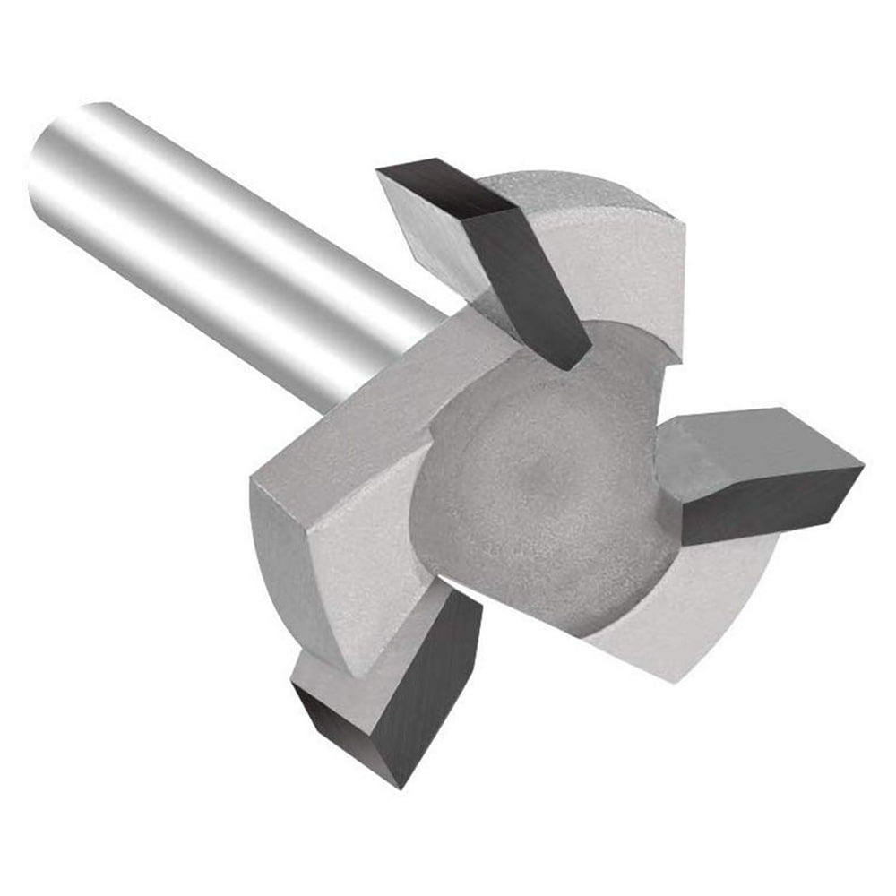 CNC Spoilboard Surfacing Router Bit 1/4 Inch Shank Carbide Tipped