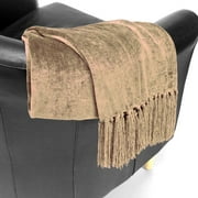 Chenille Throw, Camel