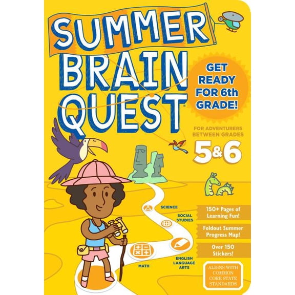 Pre-Owned Summer Brain Quest: Between Grades 5 & 6 (Paperback 9780761193289) by Workman Publishing, Bridget Heos, Claire Piddock