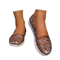 thumbnail image 3 of HOWPAY Women's Sandals Closed Toe Hollow out Transparent on Ballet Flats Casual Lightweight Non- Summer Beach Jelly Shoes Black 37, 3 of 8