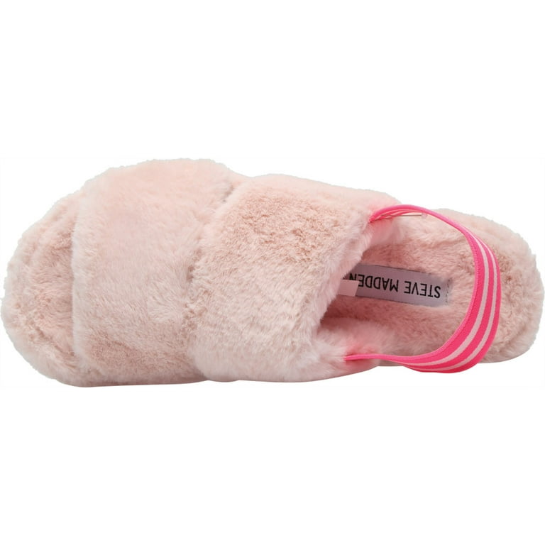 Steve Madden Women's Fuzzy Slippers - Macy's